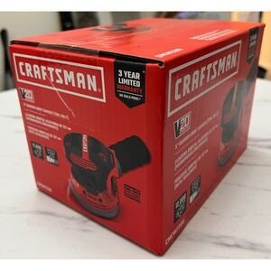 Craftsman V20 5 in Cordless Random Orbit Sander CMCW220B Tool Only New